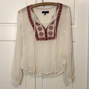 Jessica Simpson Embroidered Blouse